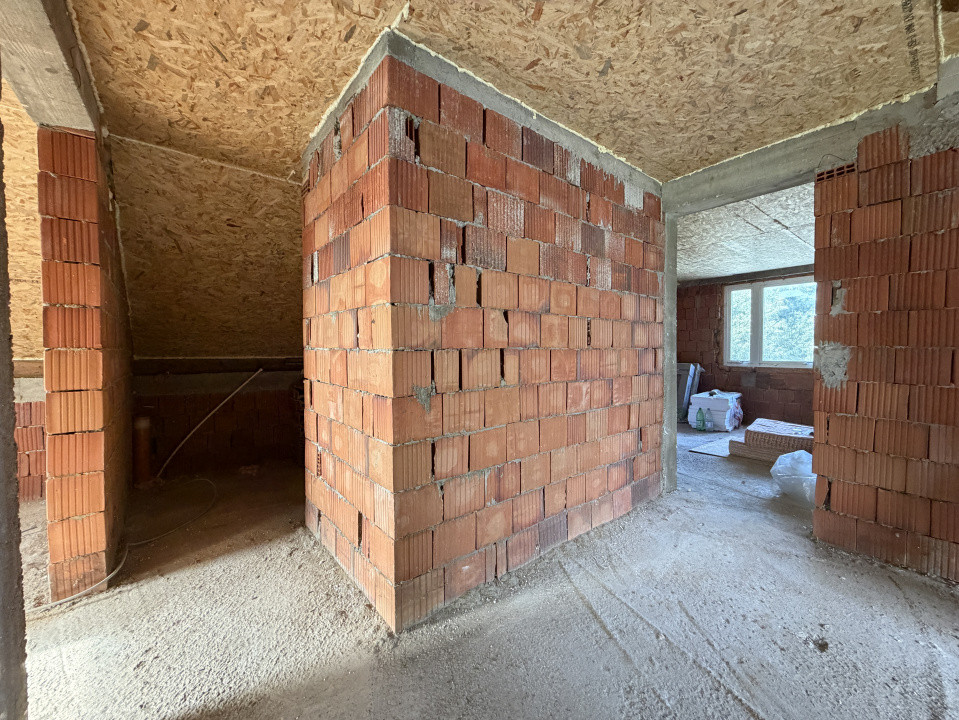 COMISION 0% Casa individuala cu 5 camere, 130 mp, P + M semifinisata 16, foxfort.ro