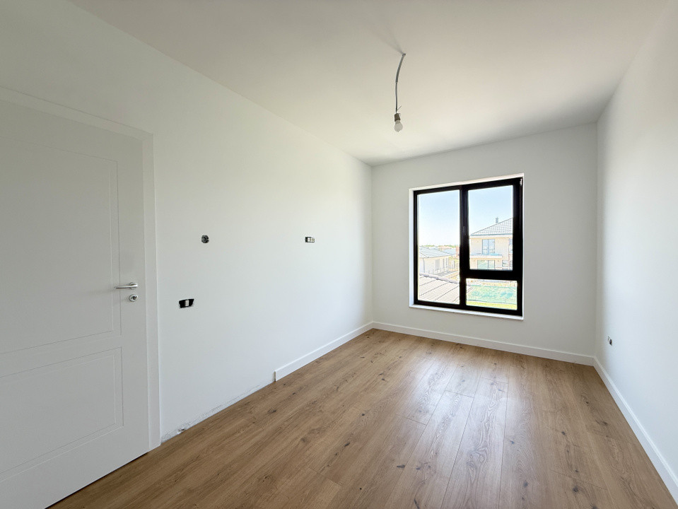Duplex cu 442 mp teren | Dumbravita | Terase din travertin | Scara lemn masiv 8, foxfort.ro