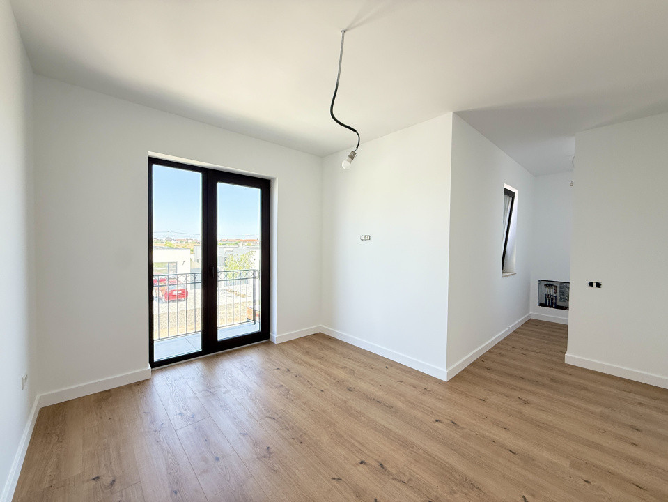 Duplex cu 442 mp teren | Dumbravita | Terase din travertin | Scara lemn masiv 24, foxfort.ro