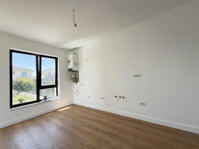 Duplex cu 442 mp teren | Dumbravita | Terase din travertin | Scara lemn masiv imagine mica 3, foxfort.ro