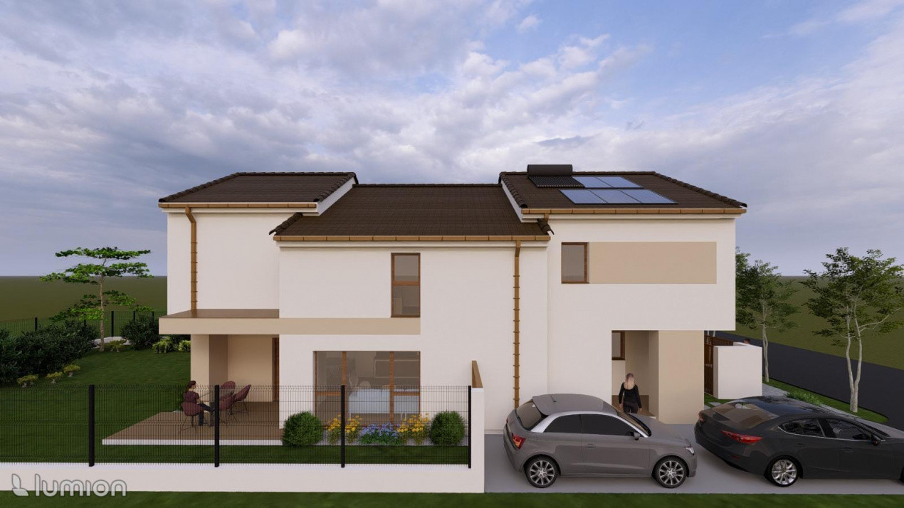Duplex cu 4 camere de vanzare in localitatea Dumbravita 5, foxfort.ro