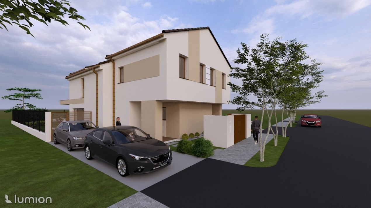 Duplex cu 4 camere de vanzare in localitatea Dumbravita 6, foxfort.ro