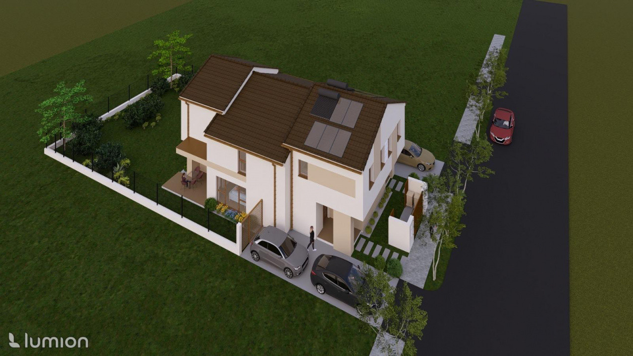 Duplex cu 4 camere de vanzare in localitatea Dumbravita 8, foxfort.ro