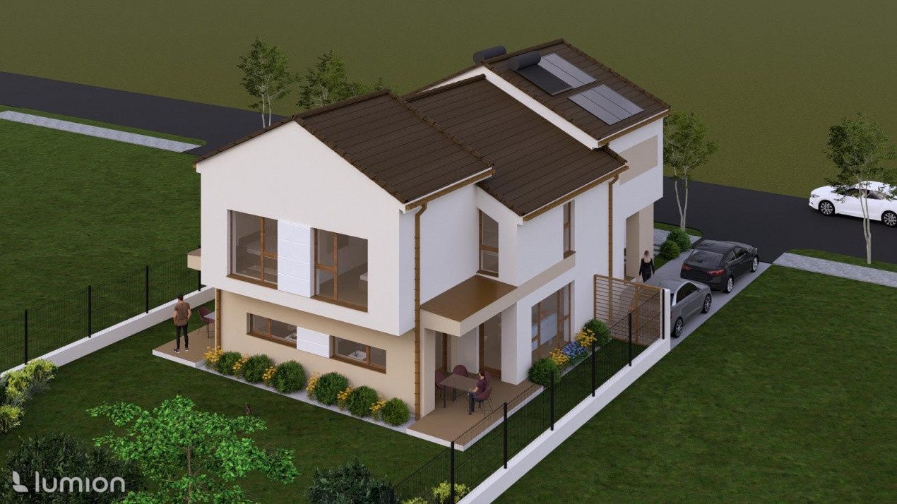Duplex cu 4 camere de vanzare in localitatea Dumbravita 9, foxfort.ro