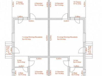 Duplex cu 3 camere | 350 mp teren | Sacalaz imagine mica 2, foxfort.ro