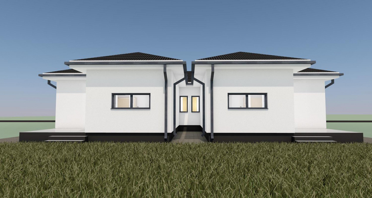 COMISION 0 % Duplex parter 4 camere, despartit prin camera tehnica 2, foxfort.ro