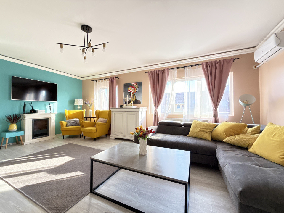 Apartament 3 camere, 85 mp, complet mobilat si utilat | Sagului | COMISION 0% 13, foxfort.ro