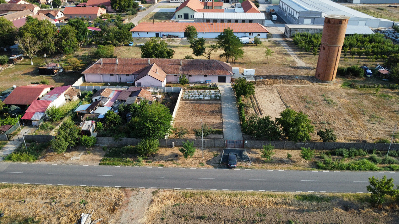Spatiu de productie, 10 incaperi, 382 mp utili, 1800 mp teren, Peciu Nou 7, foxfort.ro