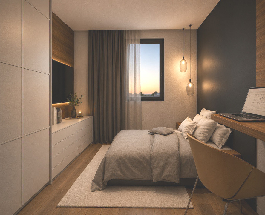 Triplex 5 camere si teren de 280 mp, cartier Serena 2 - Mosnita 13, foxfort.ro
