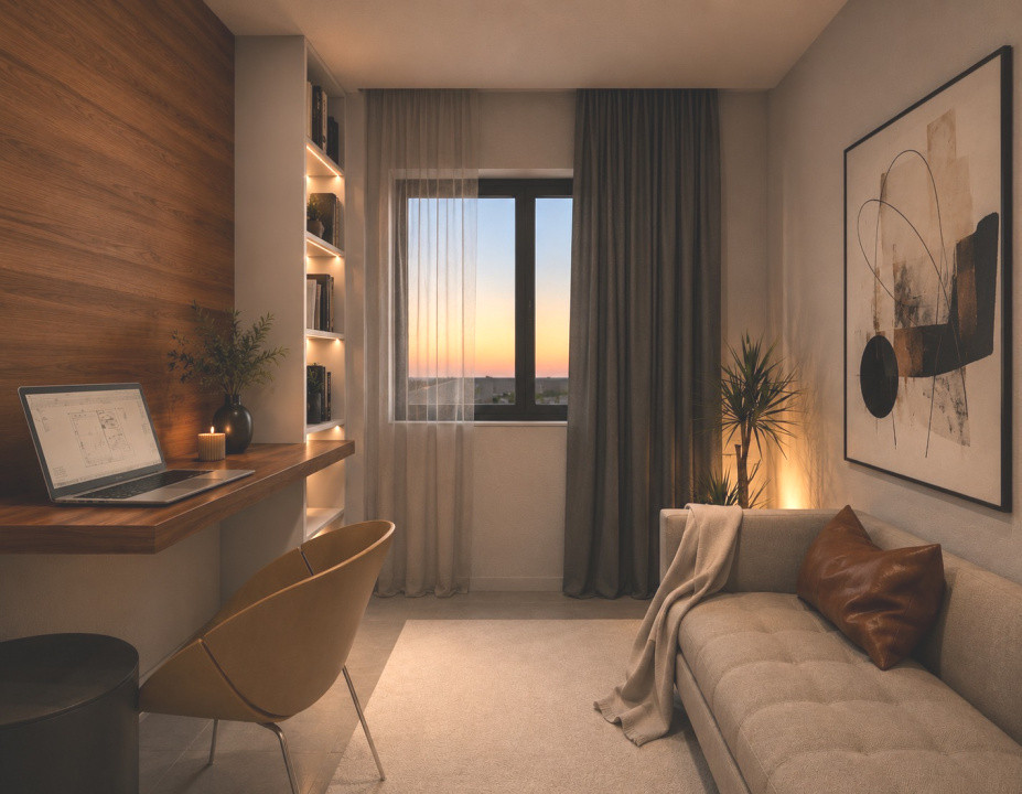 Triplex 5 camere si teren de 280 mp, cartier Serena 2 - Mosnita 14, foxfort.ro