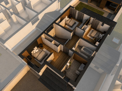 Triplex 5 camere si teren de 280 mp, cartier Serena 2 - Mosnita imagine mica 5, foxfort.ro