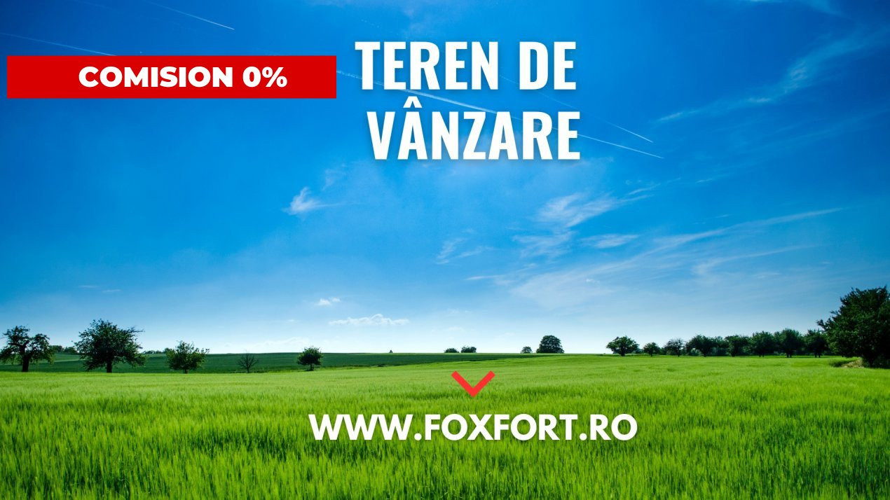 Teren intravilan de 616 mp, front stradal 21m, in Sag zona Manastire  6, foxfort.ro