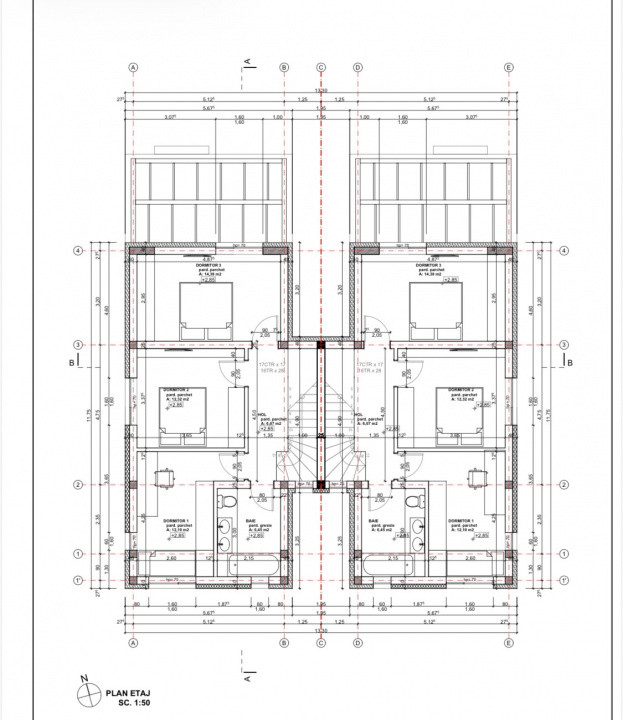 Dupex despartit, cu 4 camere - Cartier Europa - Mosnita Noua 5, foxfort.ro
