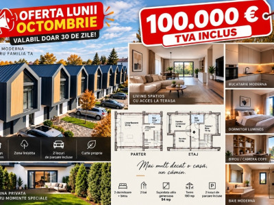 Casa 4 camere de vanzare| pret de apartament| 115 mp construiti| Arad| Zona Gai