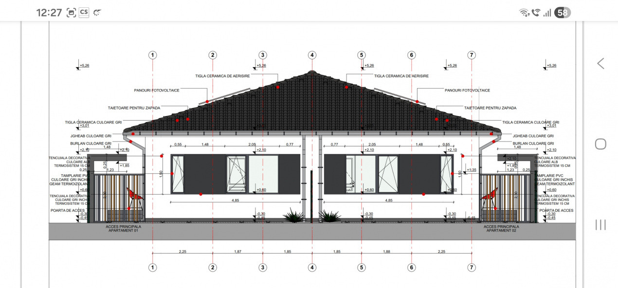 Duplex de vanzare cu 3 camere, zona Bucovat 1, foxfort.ro