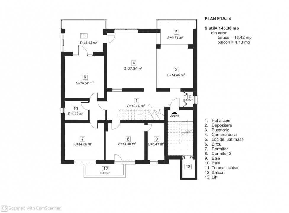 Penthouse cu 7 camere de vanzare in Timisoara, zona Olimpia-Stadion 9, foxfort.ro