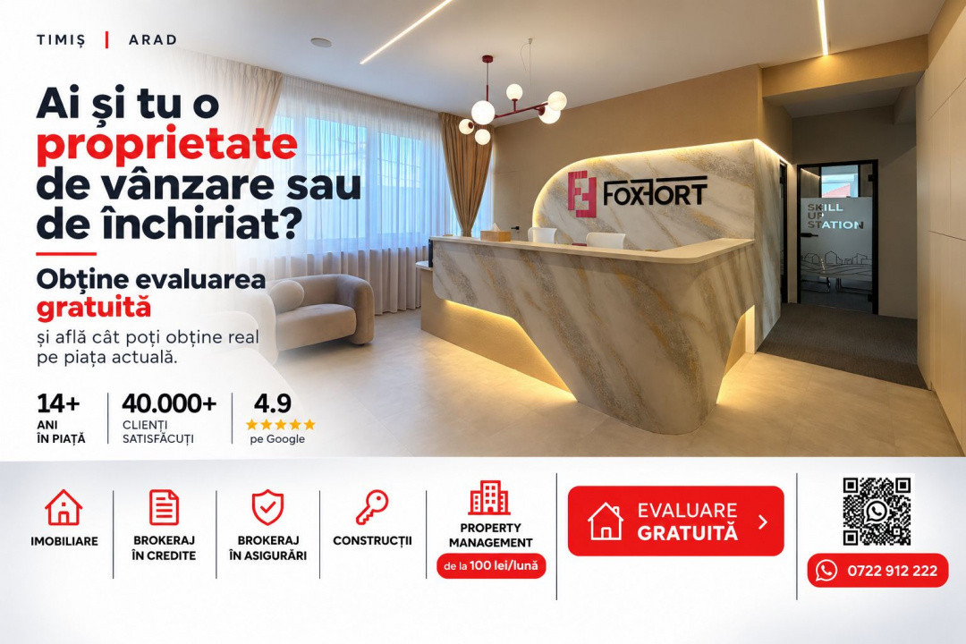Teren 360 mp cu casa de demolat | Front stradal 14 ml | Crisan 5, foxfort.ro