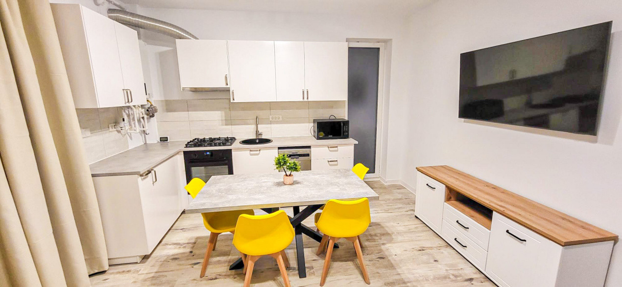 Apartament cu 2 camere si curte privata de inchiriat - Giroc 4, foxfort.ro