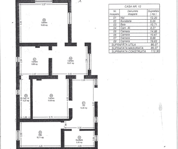 Casa individuala cu 4 camere si teren 486 mp | Timisoara - Plopi 4, foxfort.ro